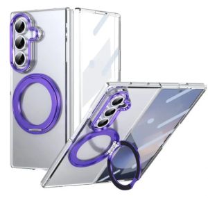 Калъф Western Clear Magsafe Samsung Fold 8 purpl