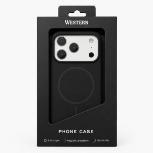 Калъф Western Silicone Mag Iphone 17 Pro Black
