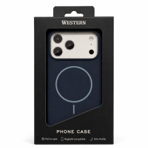 Western Silicone Mag Case Iphone 17 Pro Max Blu