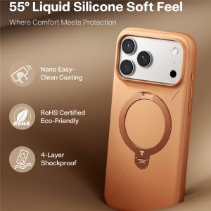 Калъф Torras QPRO Silicone Iphone 17 Pro Orange