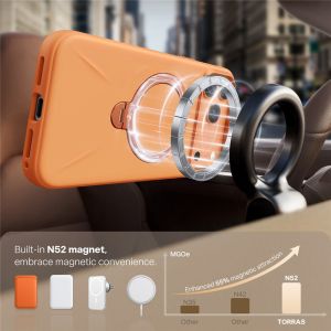 Калъф Torras QPRO Silicone Iphone 17 Pro Orange