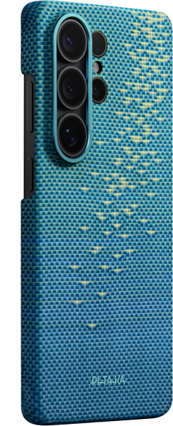 Kалъф Pitaka Glints of Gold Edge Case for Samsung S26 Ultra (Lucid Blue)