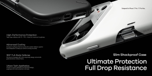 Калъф Aulumu A17 Shock Iphone 17 Pro Max White