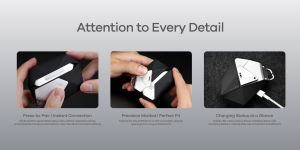 Калъф Aulumu A39 Crystal за AirPods Pro 3 Gray
