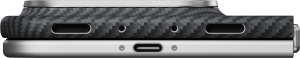 Калъф Pitaka Iphone Duo Edge Case Black/Grey 01