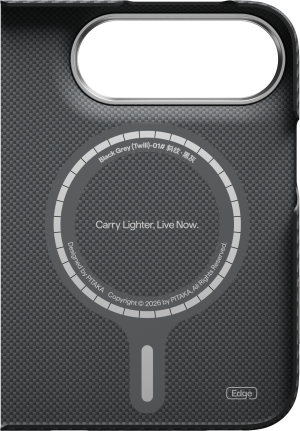 Калъф Pitaka Iphone Duo Edge Case Black/Grey 01