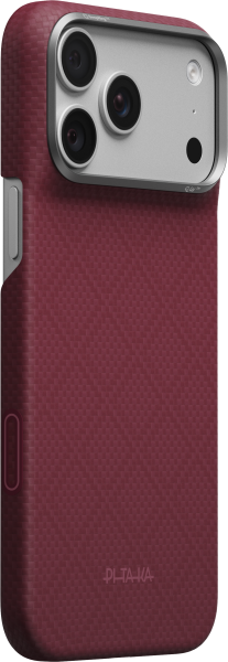 Калъф Pitaka Iphone 18 Pro Max Edge Case Burgundy (Argyle) 03