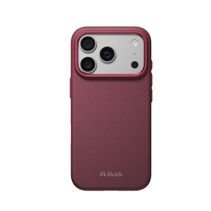 Калъф Pitaka Iphone 18 Pro Max Summa Case Burgundy (Argyle) 03